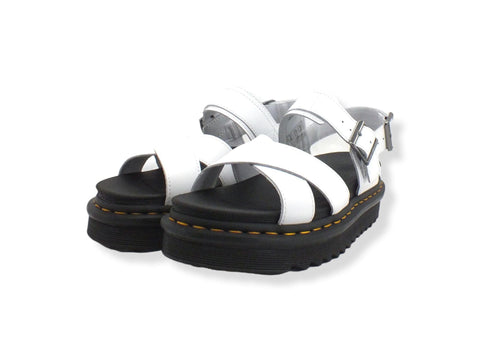 DR. MARTENS Voss II Hydro Leather Sandalo Donna White VOSSII-26799100 - Sandrini Calzature e Abbigliamento