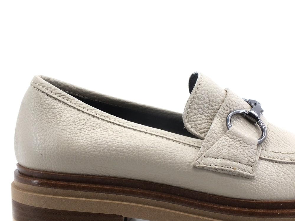 E'MIA Mocassino Fibbia Cervo Beige MELANIA - Sandrini Calzature e Abbigliamento