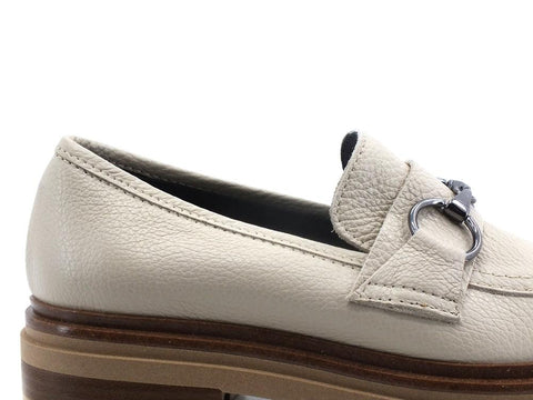 E'MIA Mocassino Fibbia Cervo Beige MELANIA - Sandrini Calzature e Abbigliamento