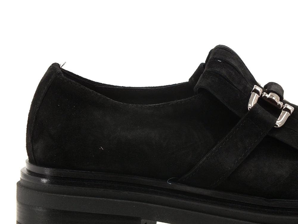 E'MIA Mocassino Frange Nero PETRA - Sandrini Calzature e Abbigliamento