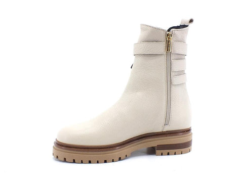 E' MIA Stivale Carrarmato Zip Beige AGATA - Sandrini Calzature e Abbigliamento