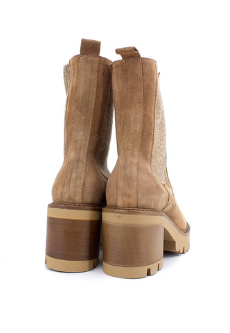 E' MIA Stivaletto Polacco Hi Tacco Donna Camel SALICE - Sandrini Calzature e Abbigliamento