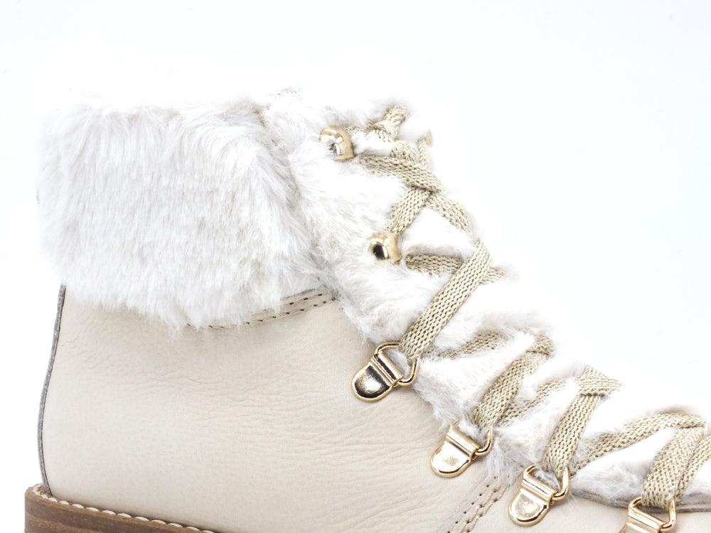 ELENA Scarponcino Panna Latte 37051 - Sandrini Calzature e Abbigliamento