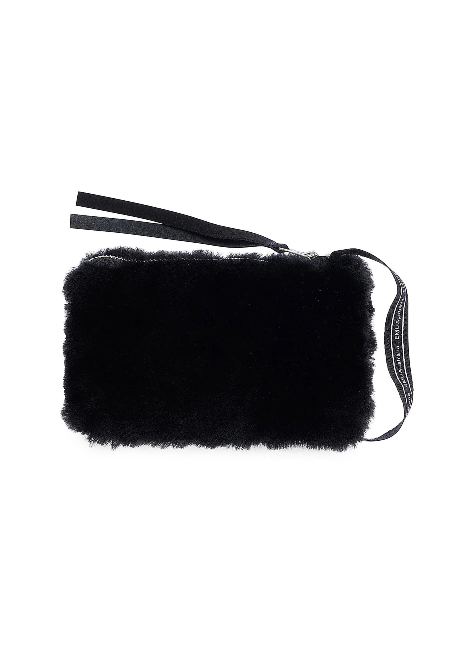 EMU Small Clutch Pochette Pelo Black W7014 - Sandrini Calzature e Abbigliamento