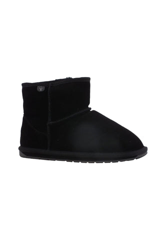 EMU Wallaby Mini Stivaletto Pelo Bimbo Black T10103 - Sandrini Calzature e Abbigliamento
