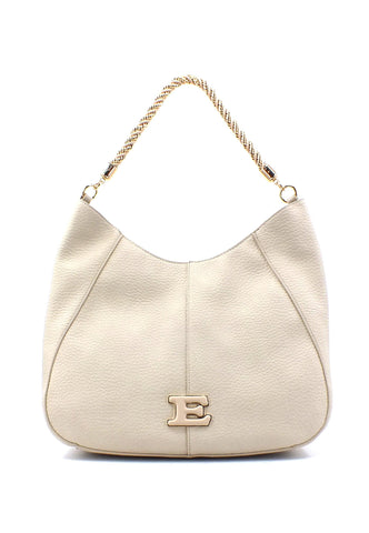 ERMANNO SCERVINO Eba Soft 23 Borsa Hobo Cream Beige 12401614 - Sandrini Calzature e Abbigliamento