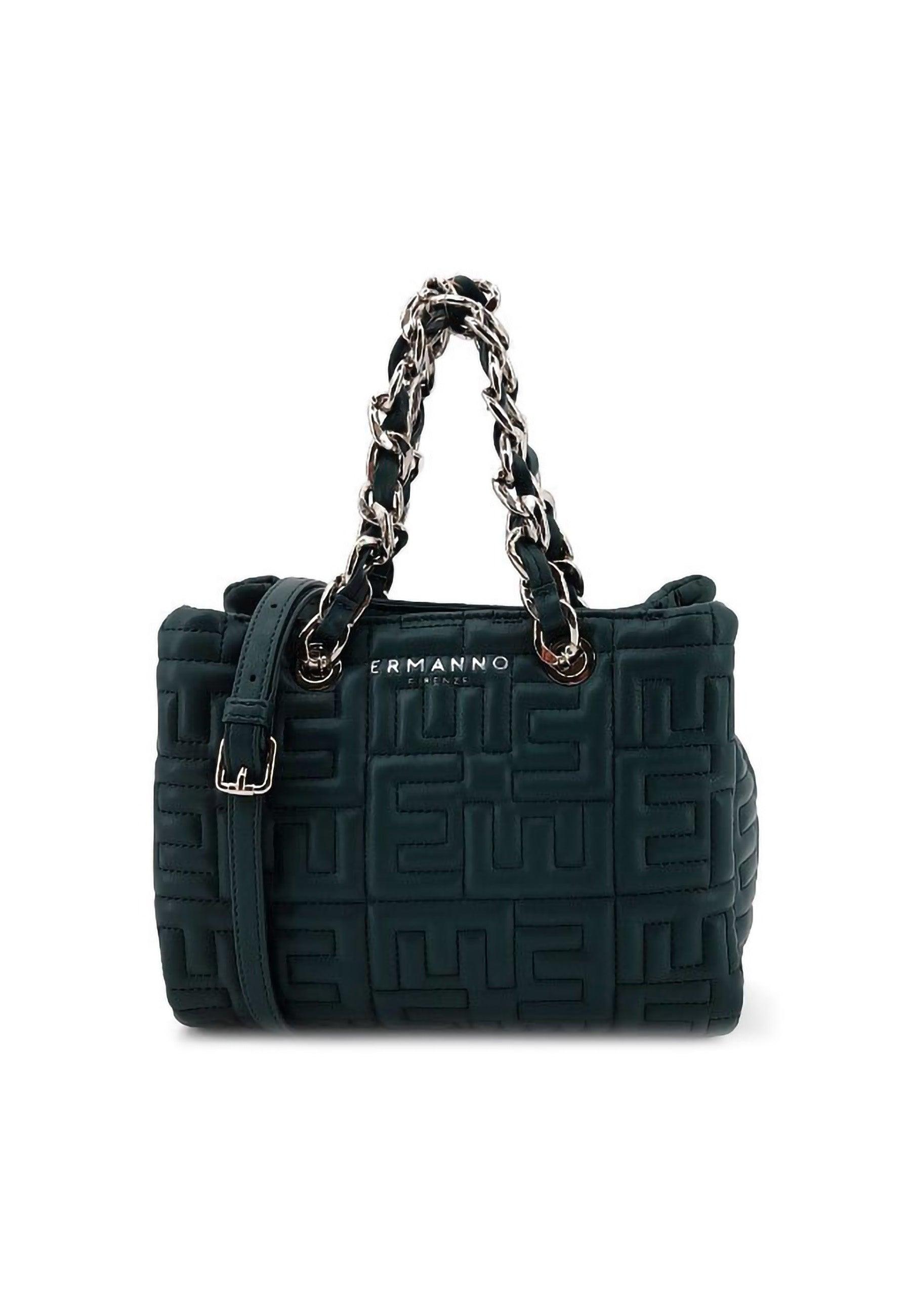 ERMANNO SCERVINO Polly Borsa Double Handle Green 12401562 - Sandrini Calzature e Abbigliamento