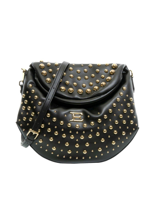 ERMANNO SCERVINO Princess Borsa Shoulder Black Gold 12401574 - Sandrini Calzature e Abbigliamento