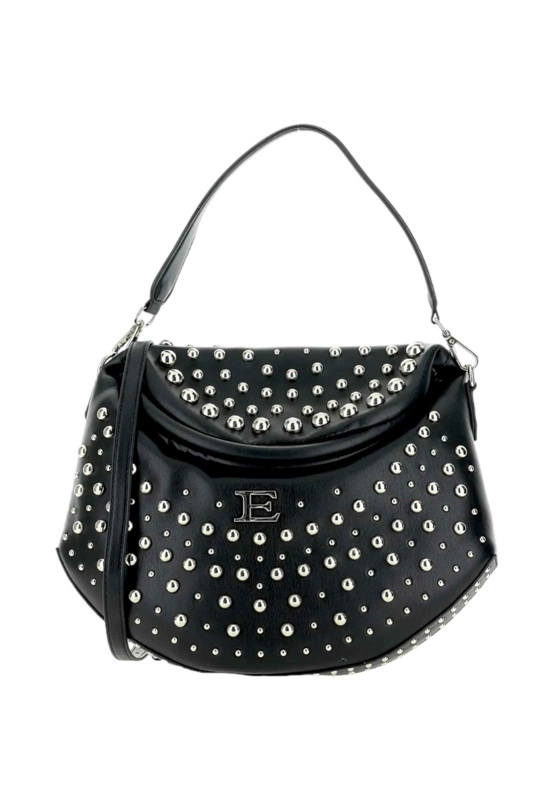 ERMANNO SCERVINO Princess Borsa Shoulder Black Nikel 12401574 - Sandrini Calzature e Abbigliamento