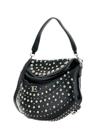 ERMANNO SCERVINO Princess Borsa Shoulder Black Nikel 12401574 - Sandrini Calzature e Abbigliamento
