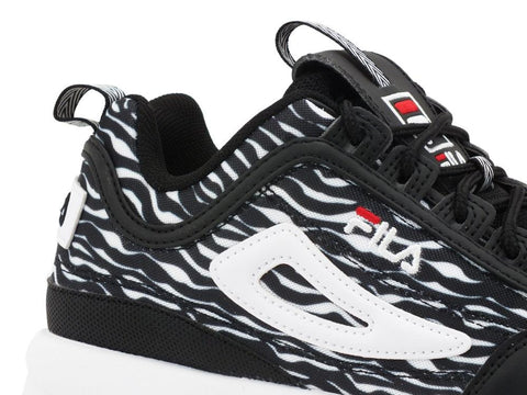 FILA Disruptor Animal Wmn Zebra Black 1010863.9YU - Sandrini Calzature e Abbigliamento