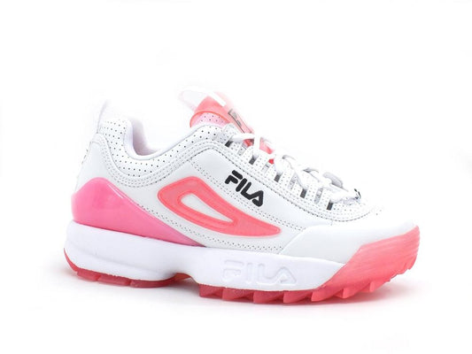 FILA Disruptor Premium Wmn Sneaker Donna White Calispo Coral 1010862.94Q - Sandrini Calzature e Abbigliamento