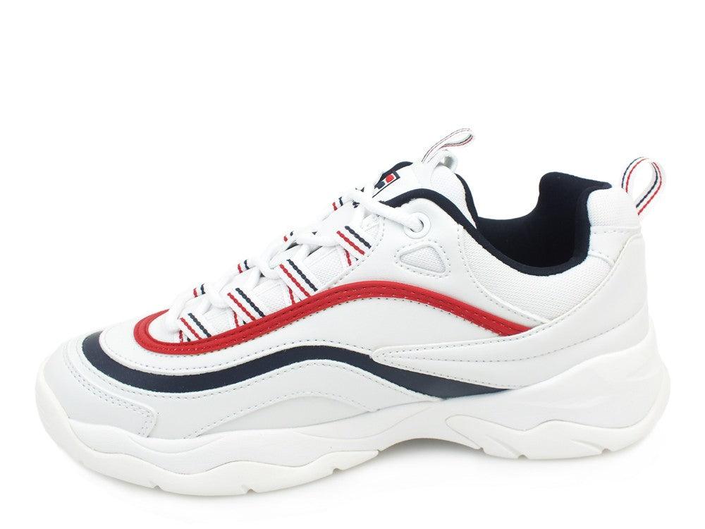 FILA Ray Low White Red Navy 1010562150 - Sandrini Calzature e Abbigliamento