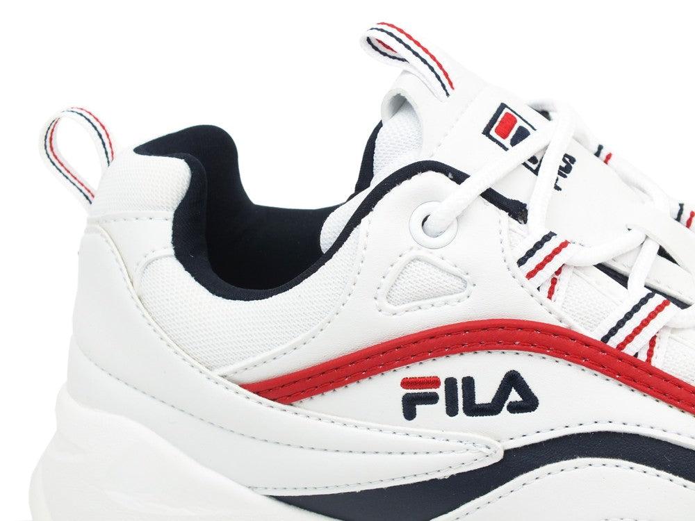 FILA Ray Low White Red Navy 1010562150 - Sandrini Calzature e Abbigliamento