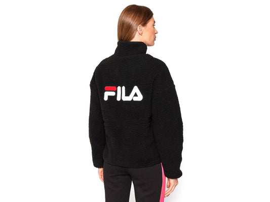 FILA Sari Sherpa Fleece Jacket Giubbotto Black 687980 - Sandrini Calzature e Abbigliamento