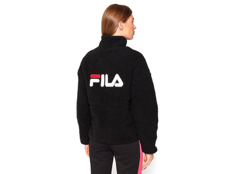 FILA Sari Sherpa Fleece Jacket Giubbotto Black 687980 - Sandrini Calzature e Abbigliamento