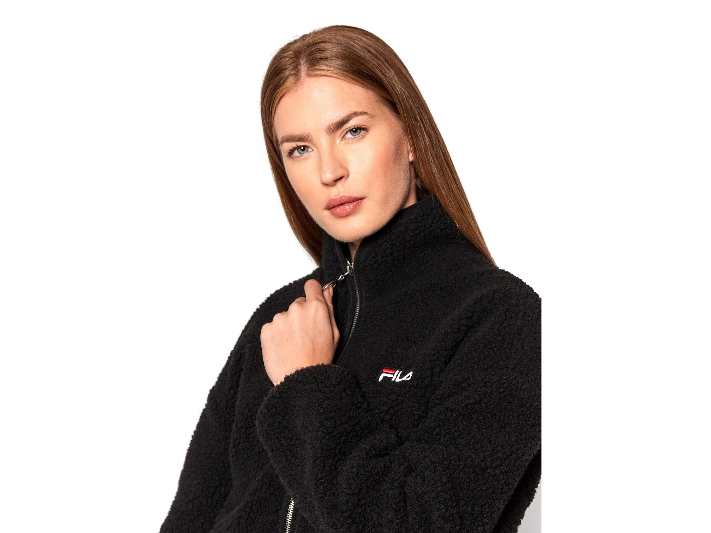 FILA Sari Sherpa Fleece Jacket Giubbotto Black 687980 - Sandrini Calzature e Abbigliamento
