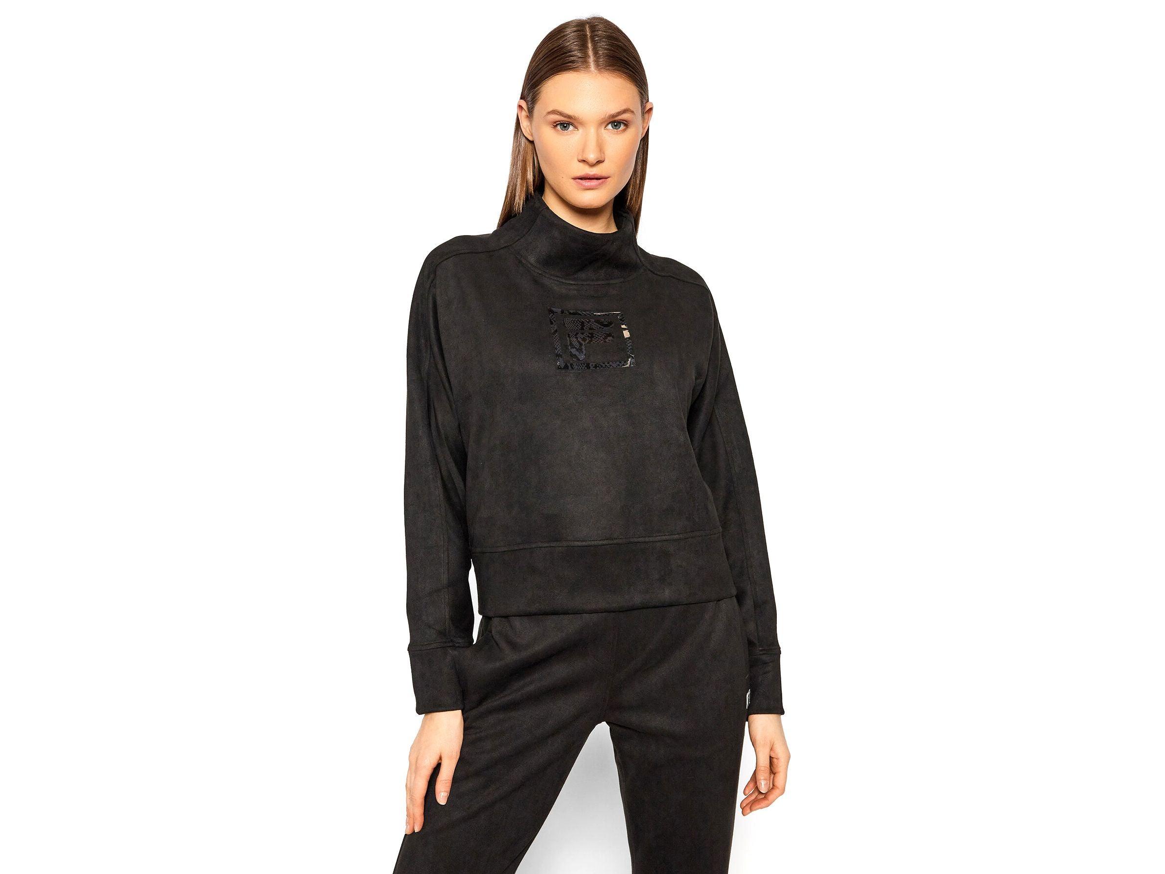FILA Women Priti Longsleeve Shirt Felpa Black 689147 - Sandrini Calzature e Abbigliamento