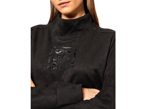 FILA Women Priti Longsleeve Shirt Felpa Black 689147 - Sandrini Calzature e Abbigliamento