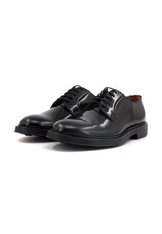 FRANCO FEDELE City Derby Stringata Uomo Nero 6553 - Sandrini Calzature e Abbigliamento