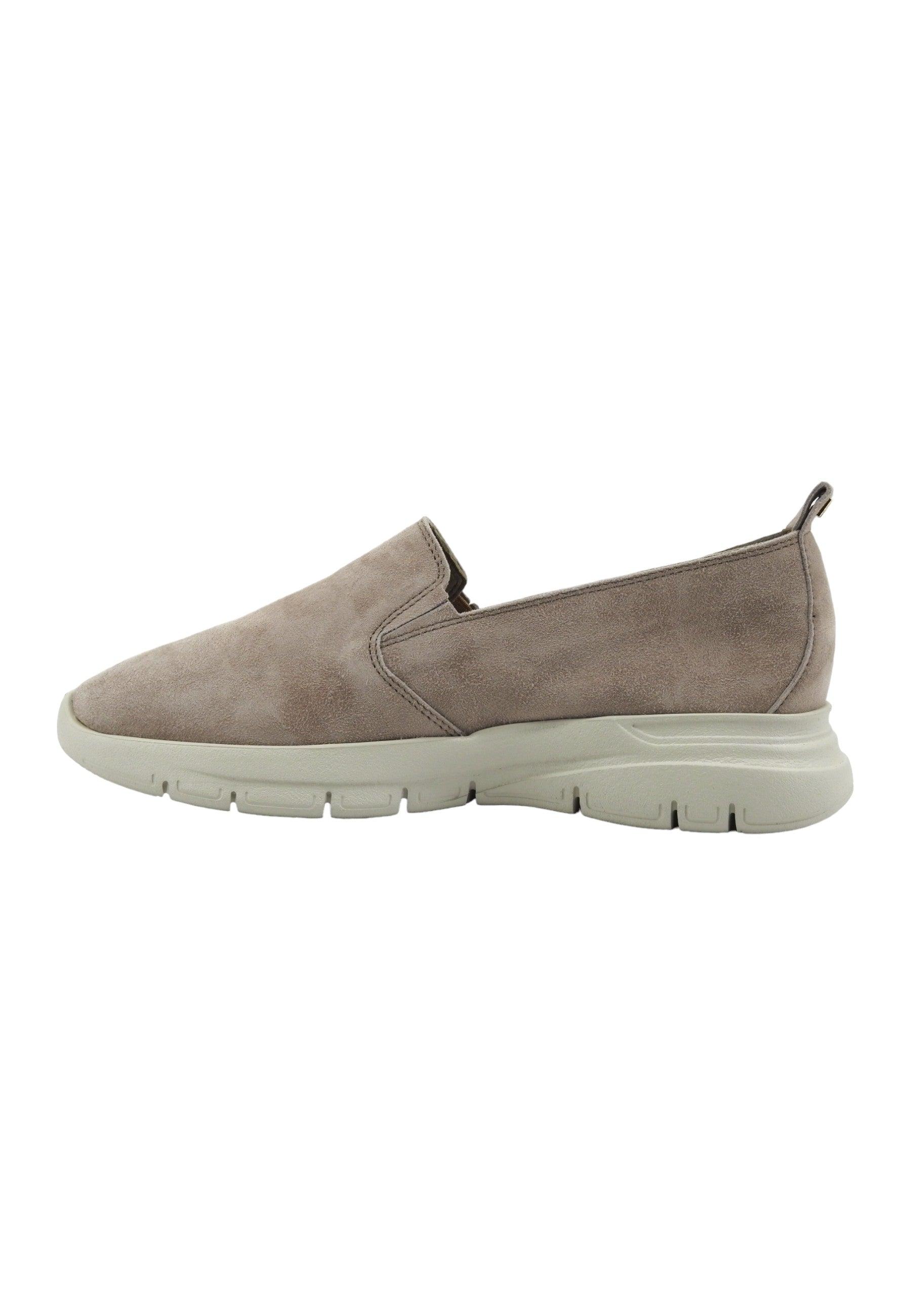 FRAU Daino Sneaker Slip On Donna Taupe 43B7119 - Sandrini Calzature e Abbigliamento