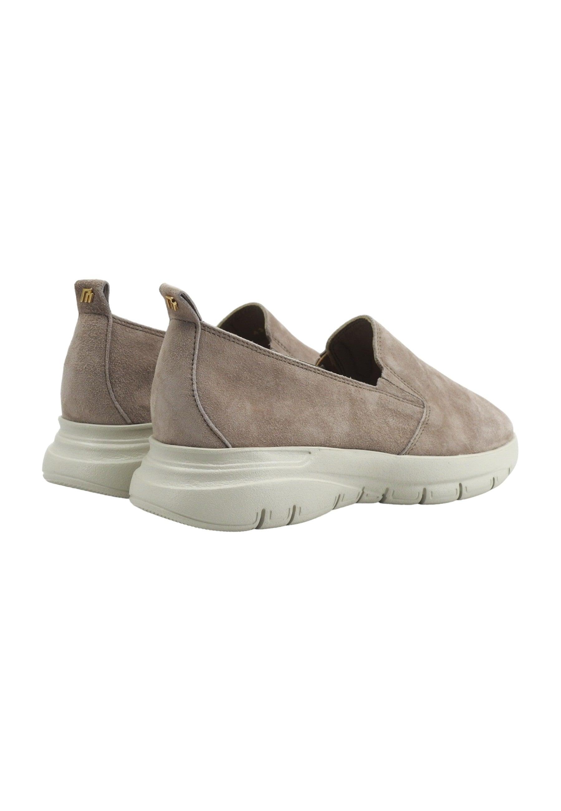 FRAU Daino Sneaker Slip On Donna Taupe 43B7119 - Sandrini Calzature e Abbigliamento