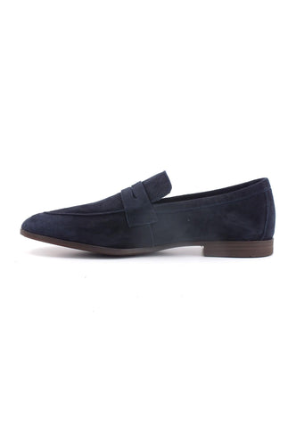 FRAU Mocassino Uomo Daino Blu 34D5125 - Sandrini Calzature e Abbigliamento