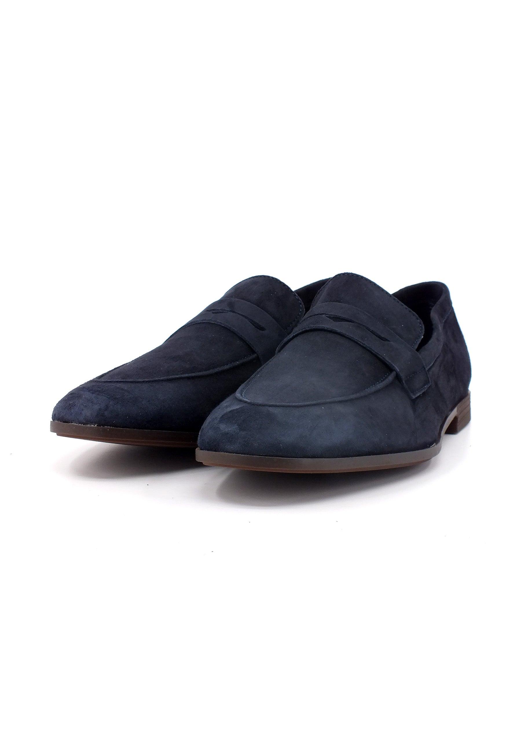 FRAU Mocassino Uomo Daino Blu 34D5125 - Sandrini Calzature e Abbigliamento