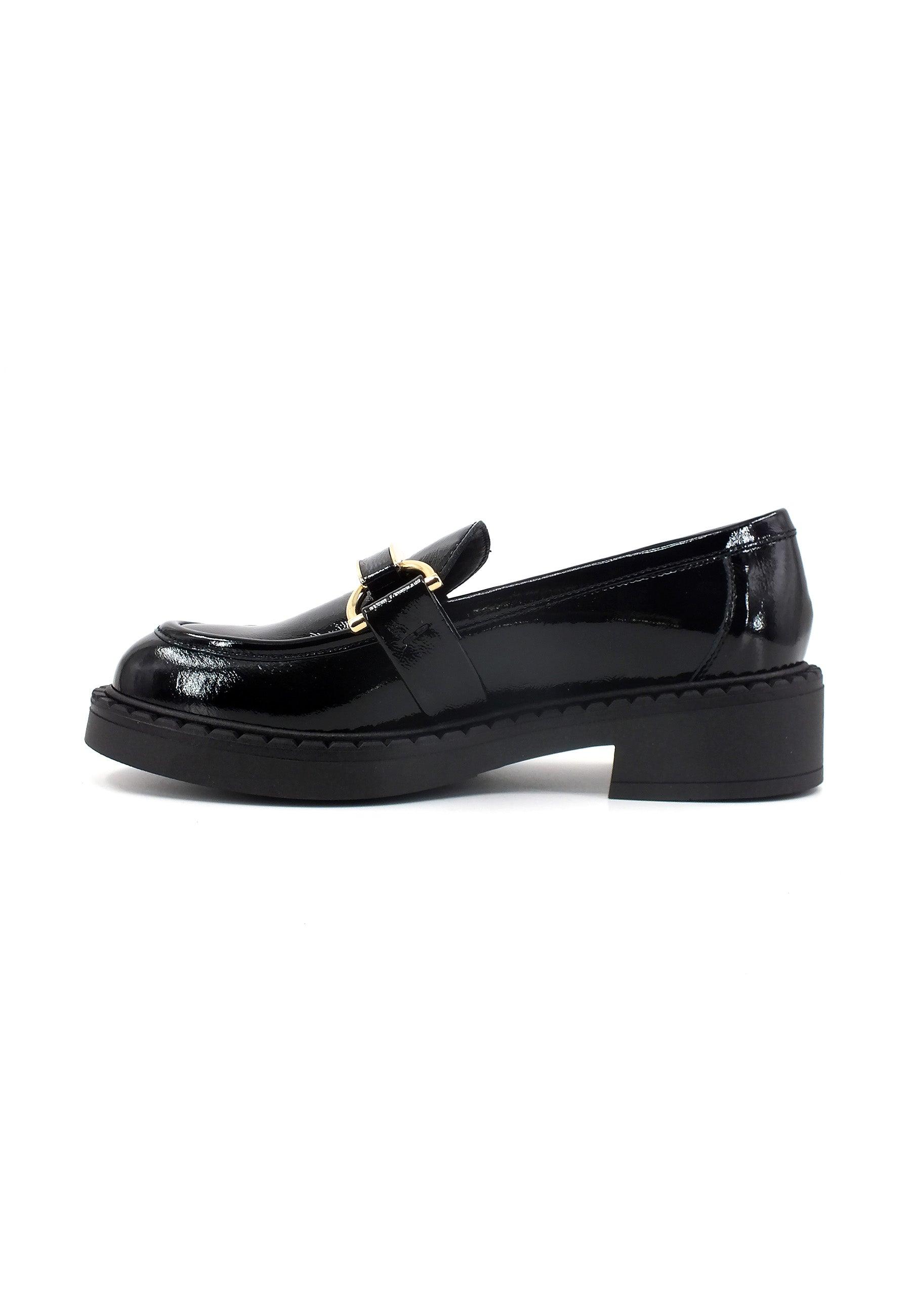 FRAU Naplack Mocassino Donna Nero 97U4149 - Sandrini Calzature e Abbigliamento