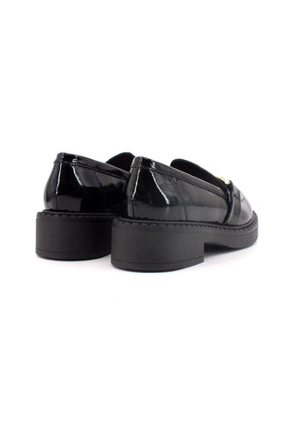 FRAU Naplack Mocassino Donna Nero 97U4149 - Sandrini Calzature e Abbigliamento