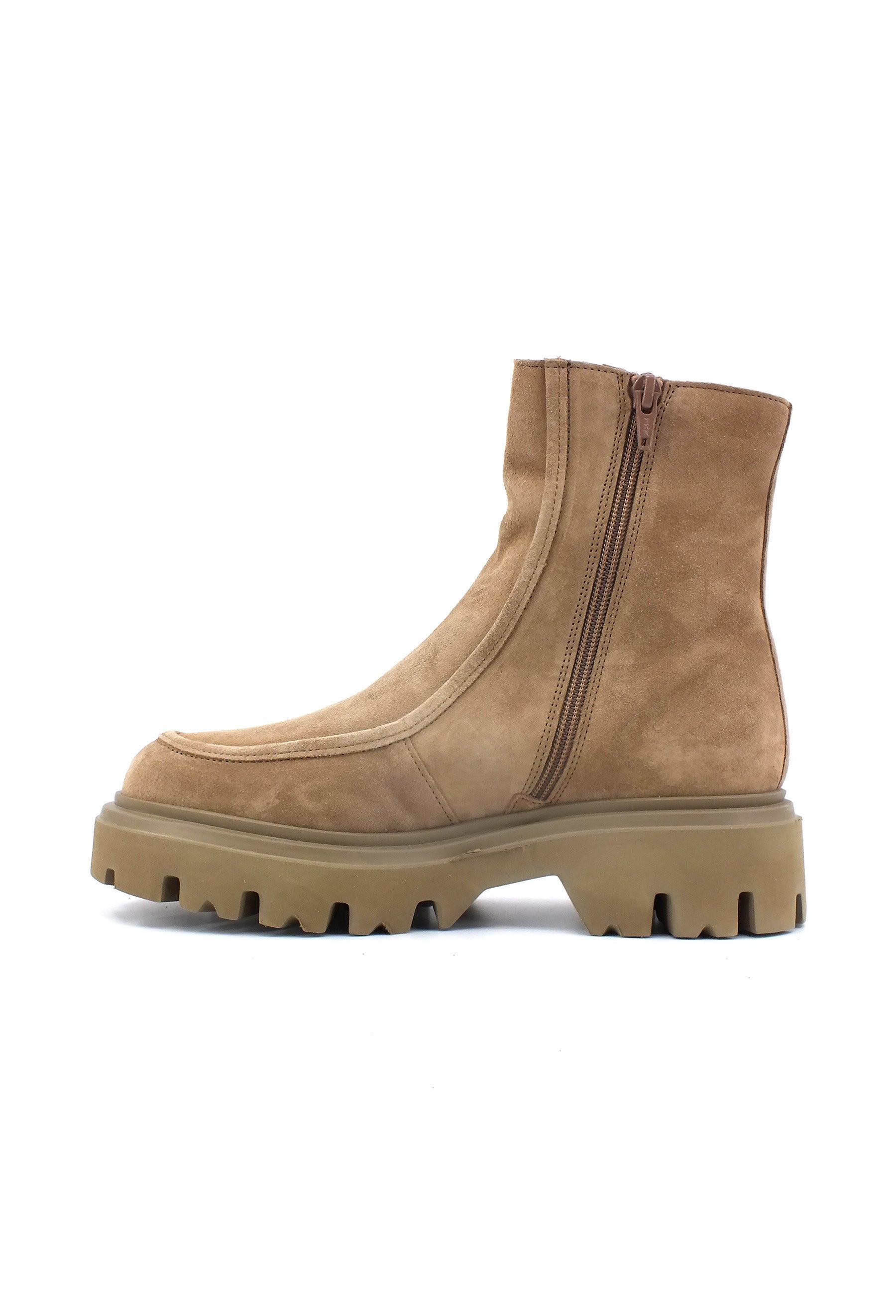 FRAU Softy Seta Stivaletto Polacco Donna Honey Beige 85A6162 - Sandrini Calzature e Abbigliamento