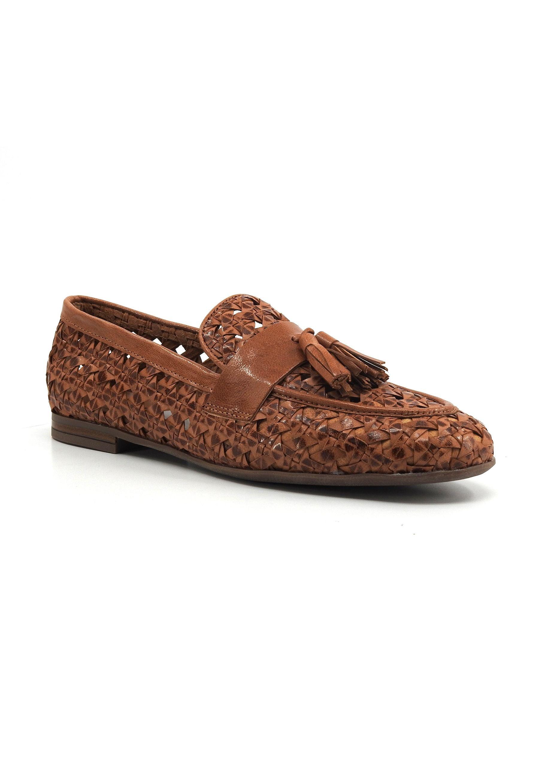 FRAU Venezia Mocassino Donna Cognac 95F6139 - Sandrini Calzature e Abbigliamento