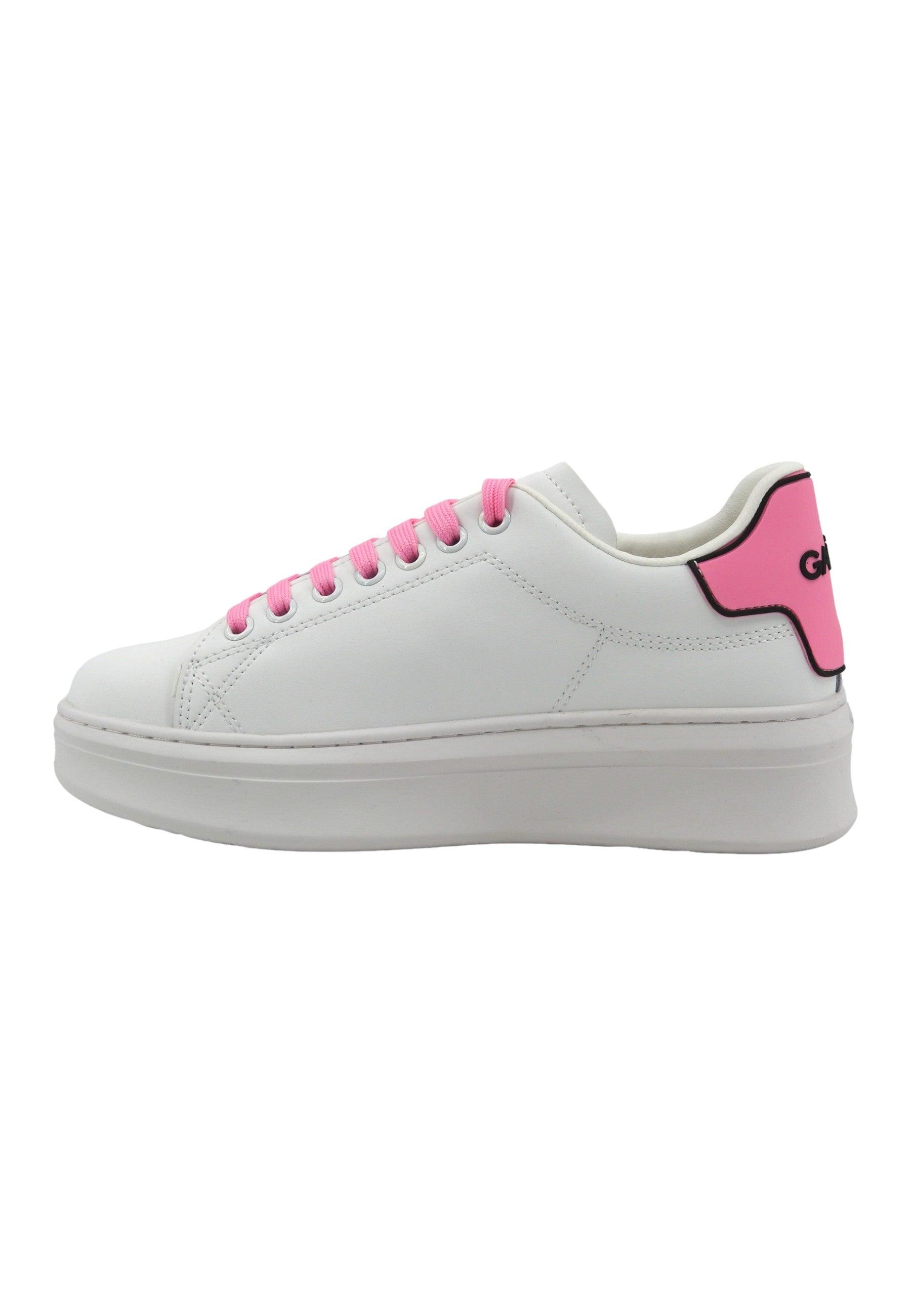 GAELLE Sneaker Donna Rosa Bianco GACAW00013 - Sandrini Calzature e Abbigliamento