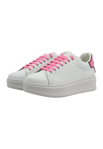 GAELLE Sneaker Donna Rosa Bianco GACAW00013 - Sandrini Calzature e Abbigliamento