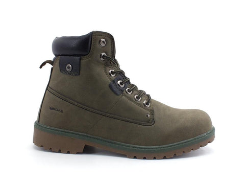 GAS Nevada Stivaletto Polacco Lacci Military Green GAM921050 - Sandrini Calzature e Abbigliamento