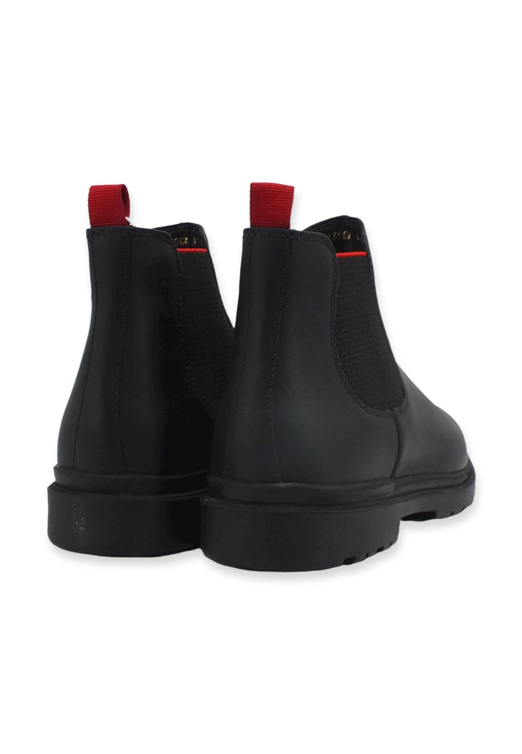 GEOX Andalo Stivaletto Polacco Uomo Black Red U16DDA000FFC0048 - Sandrini Calzature e Abbigliamento