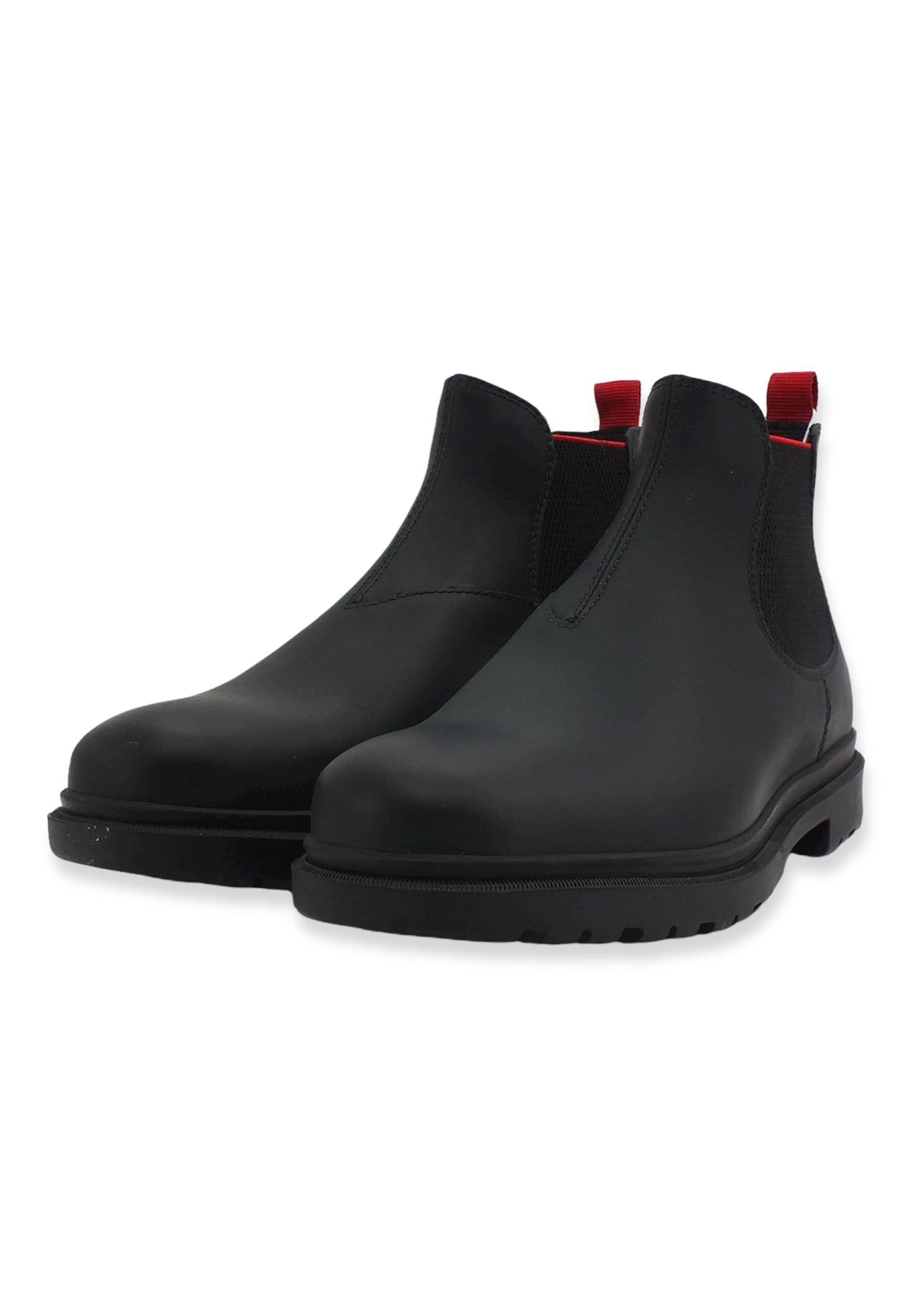 GEOX Andalo Stivaletto Polacco Uomo Black Red U16DDA000FFC0048 - Sandrini Calzature e Abbigliamento