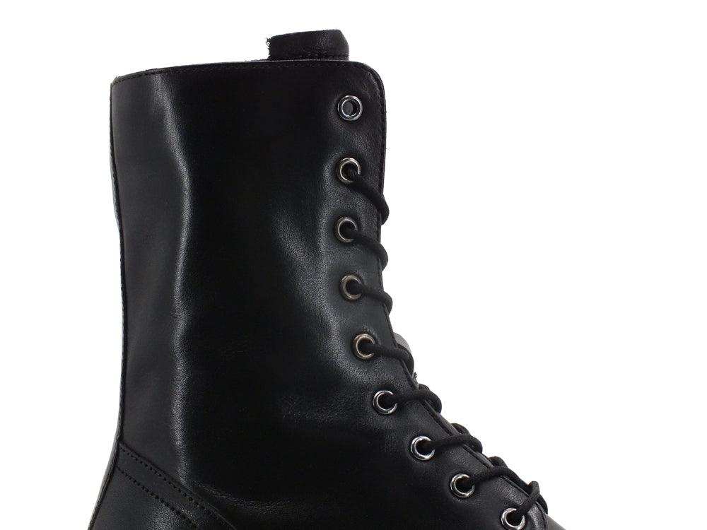 GEOX Anfibio Stivaletto Lacci Smooth Black D16QDF00043C9999 - Sandrini Calzature e Abbigliamento