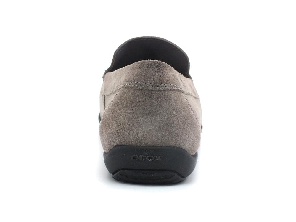 GEOX Ascanio Mocassino Suede Anthracite U020WA00022C9004 - Sandrini Calzature e Abbigliamento