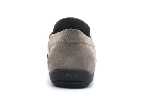 GEOX Ascanio Mocassino Suede Anthracite U020WA00022C9004 - Sandrini Calzature e Abbigliamento