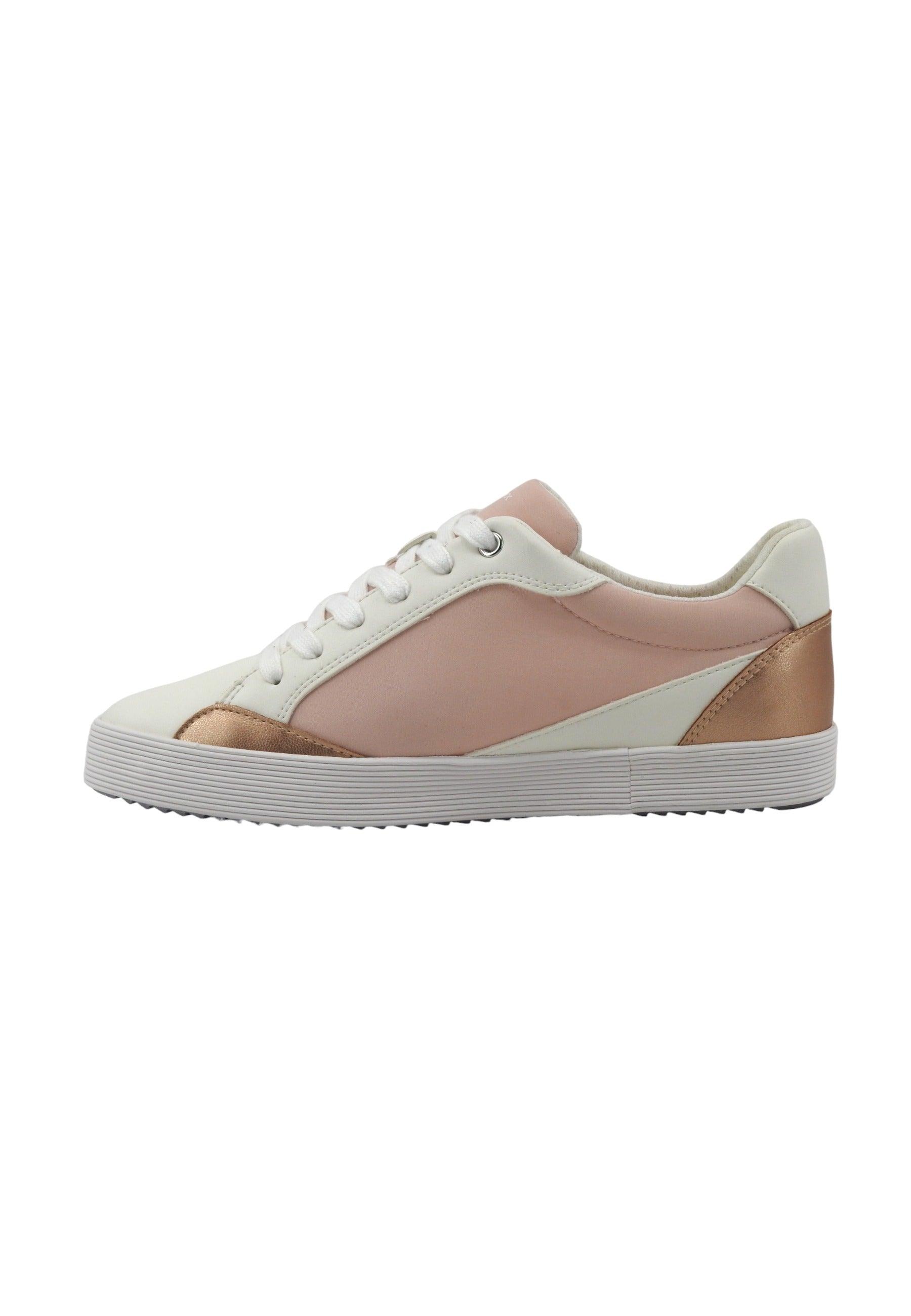 GEOX Blomiee Sneaker Donna Rose Optic White D456HE0FU54C8105 - Sandrini Calzature e Abbigliamento