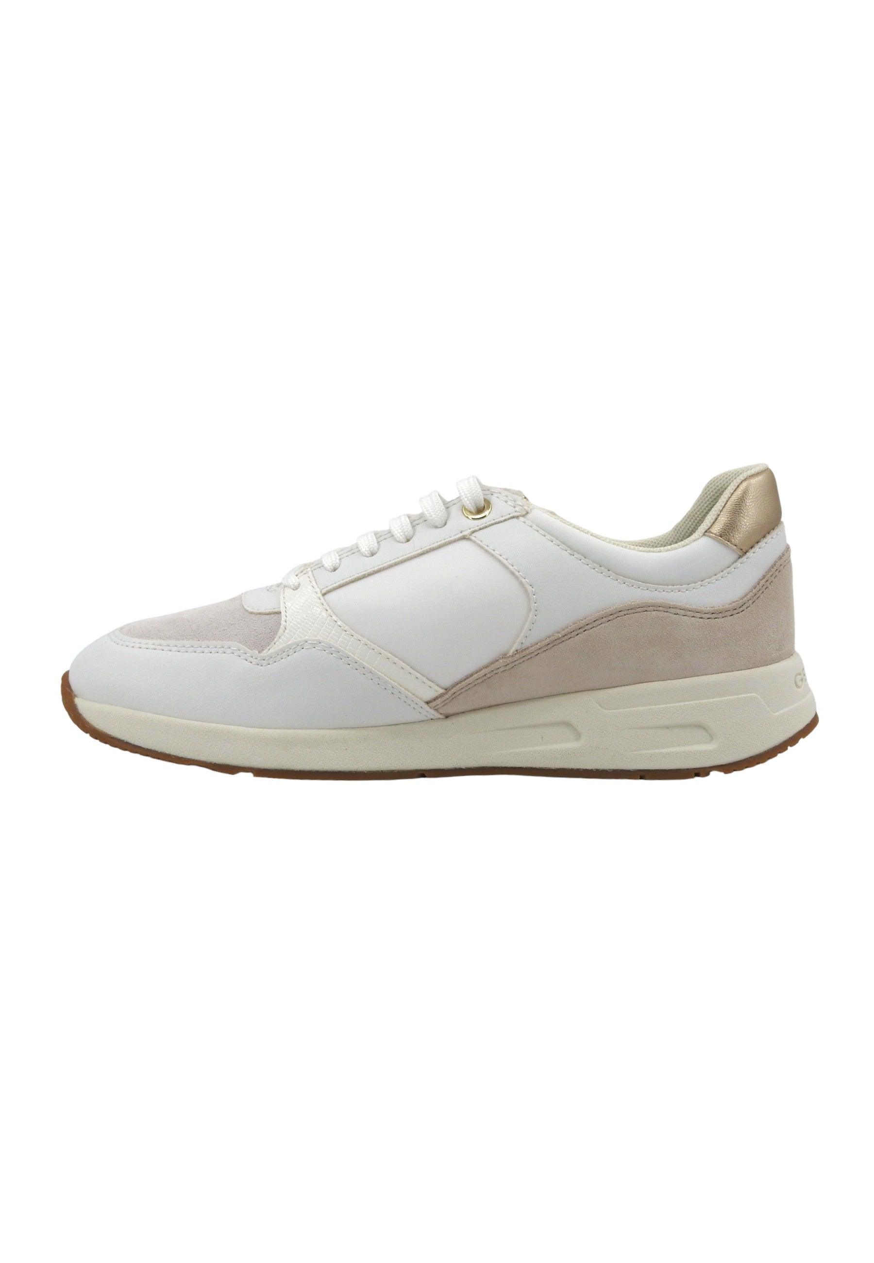 GEOX Bulmya Sneaker Donna Off White D36NQB05422C1002 - Sandrini Calzature e Abbigliamento