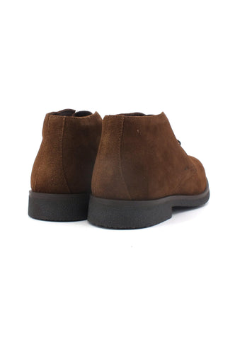 GEOX Claudio Stivaletto Stile Clark Uomo Brown Cotto U0458A00022C6003 - Sandrini Calzature e Abbigliamento