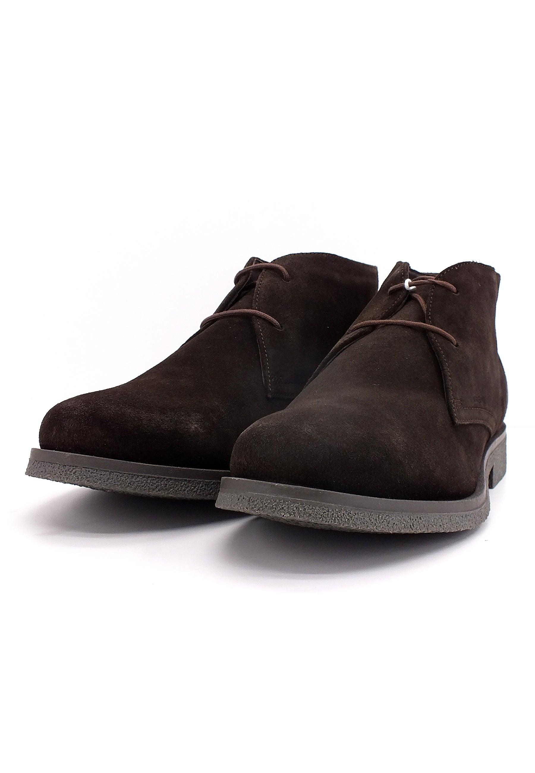 GEOX Claudio Stringata Stile Clark Uomo Marrone Coffee U0458A00022C6024 - Sandrini Calzature e Abbigliamento