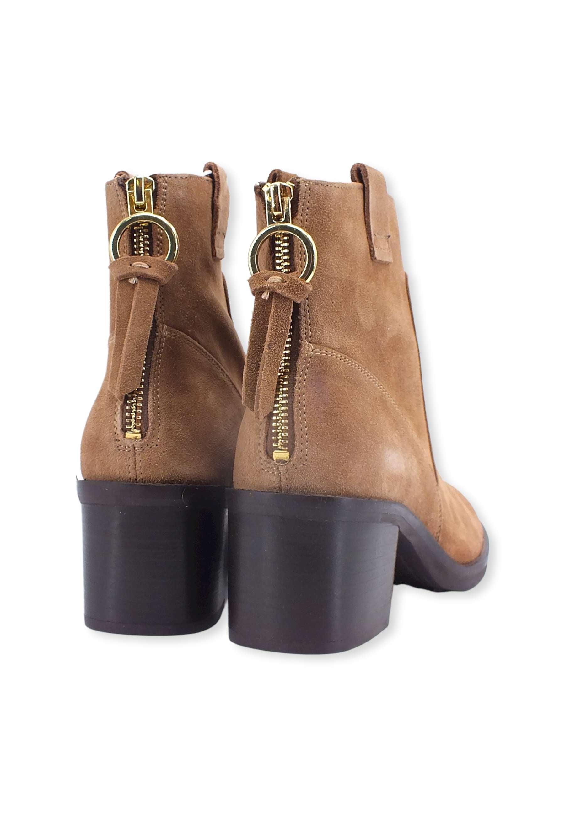 GEOX Giulila Stivaletto Tacco Marrone Toffee D26TYE00023C6018 - Sandrini Calzature e Abbigliamento