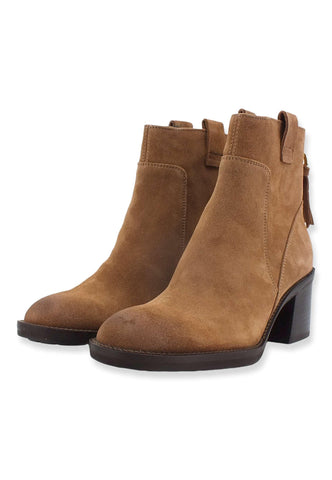 GEOX Giulila Stivaletto Tacco Marrone Toffee D26TYE00023C6018 - Sandrini Calzature e Abbigliamento