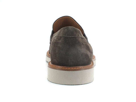 GEOX Gubbio Mocassino Suede Dark Brown U25EED00022C6006 - Sandrini Calzature e Abbigliamento
