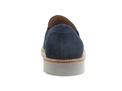 GEOX Gubbio Mocassino Suede Navy U25EED00022C4002 - Sandrini Calzature e Abbigliamento