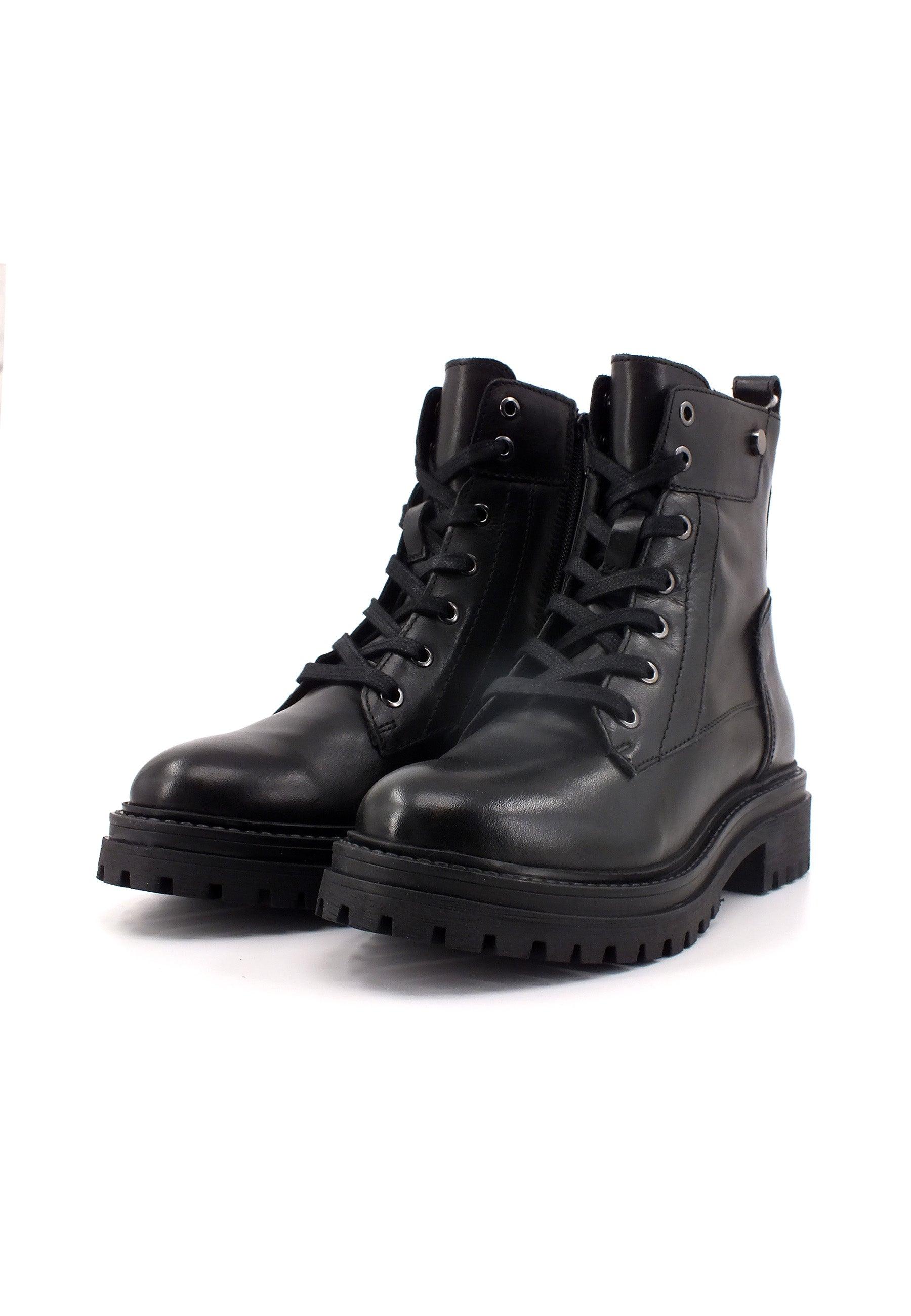 GEOX Iridea Stivaletto Anfibio Donna Black D16HRC00043C9999 - Sandrini Calzature e Abbigliamento