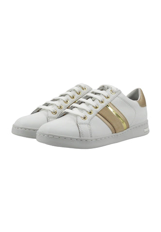 GEOX Jaysen Sneaker Donna White Gold D361BE085NFC1327 - Sandrini Calzature e Abbigliamento